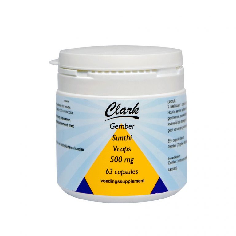 Sunthi / Gember - 63 plantaardige capsules